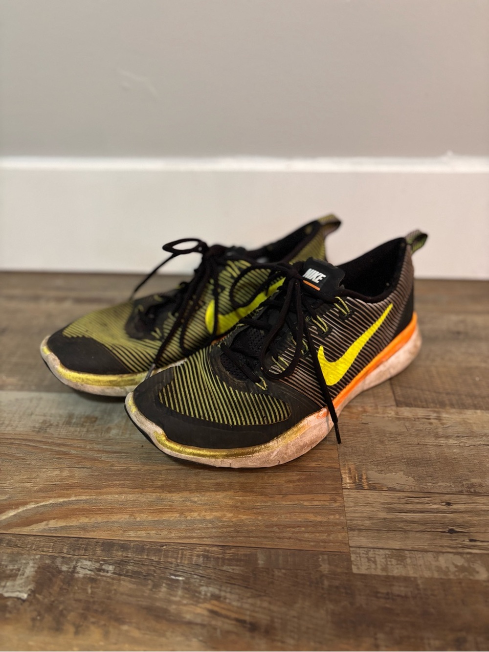 Nike Black Flyknit Running Shoes